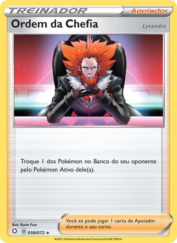 Ordem da Chefia (Shining Fates #58/72)