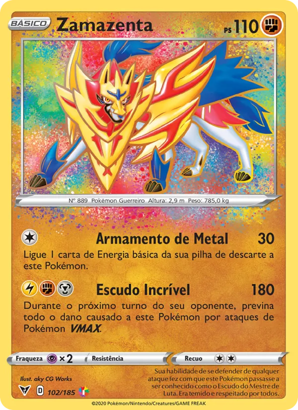 Zamazenta (Vivid Voltage #102/185)