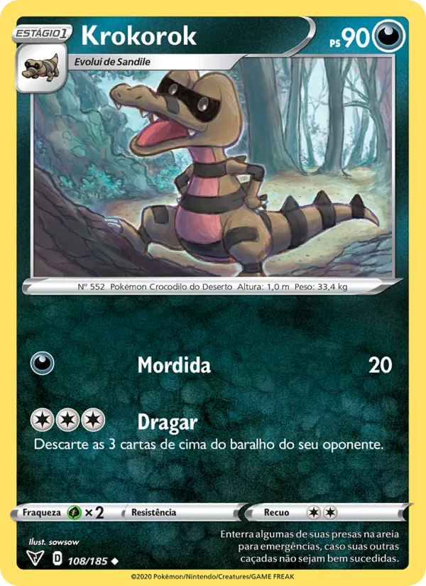 Krokorok (Vivid Voltage #108/185)