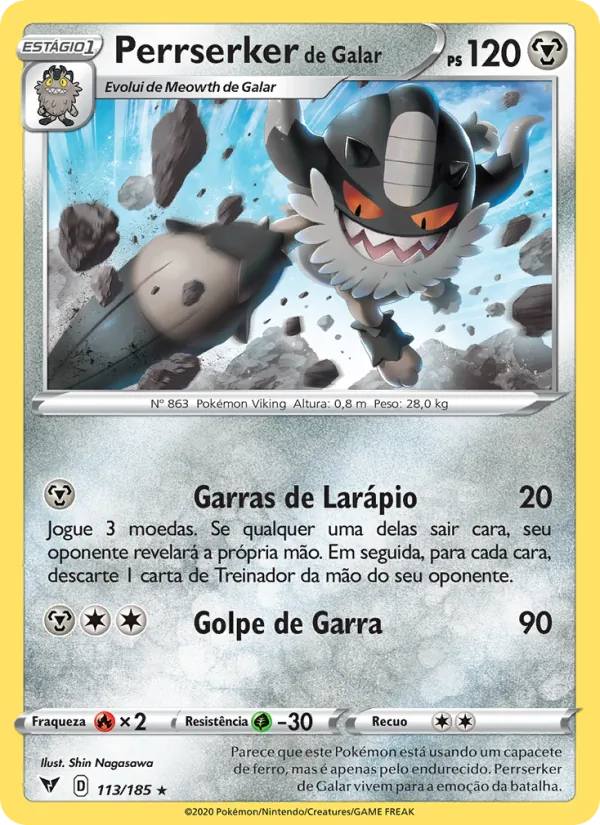 Perrserker de Galar (Vivid Voltage #113/185)