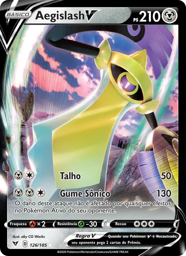 Aegislash V (Vivid Voltage #126/185)