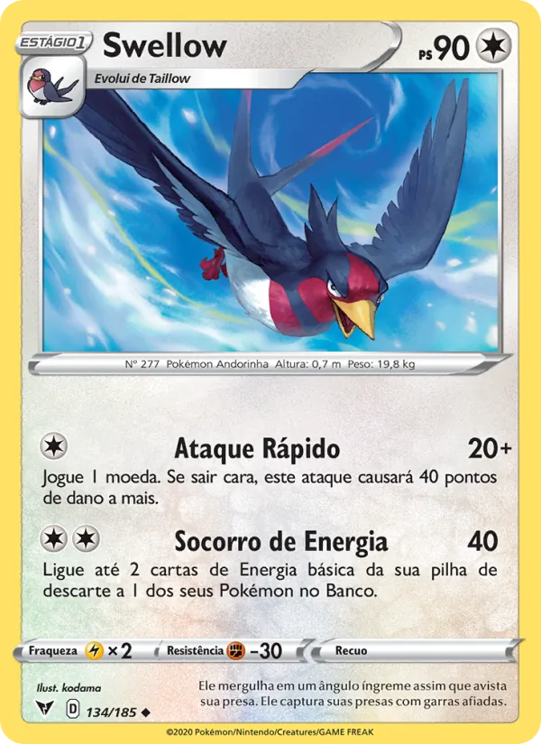 Swellow (Vivid Voltage #134/185)