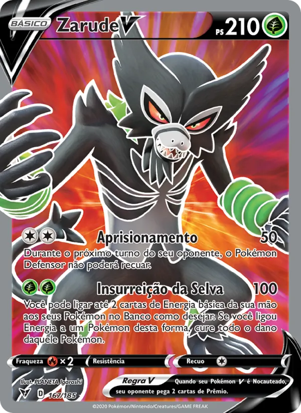 Zarude V (Vivid Voltage #167/185)