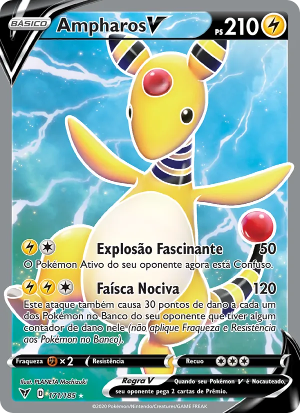Ampharos V (Vivid Voltage #171/185)