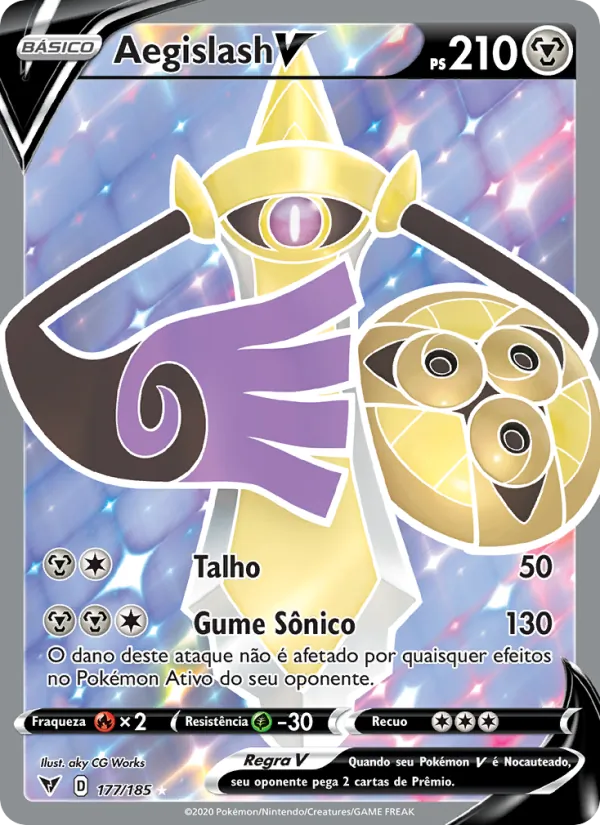 Aegislash V (Vivid Voltage #177/185)