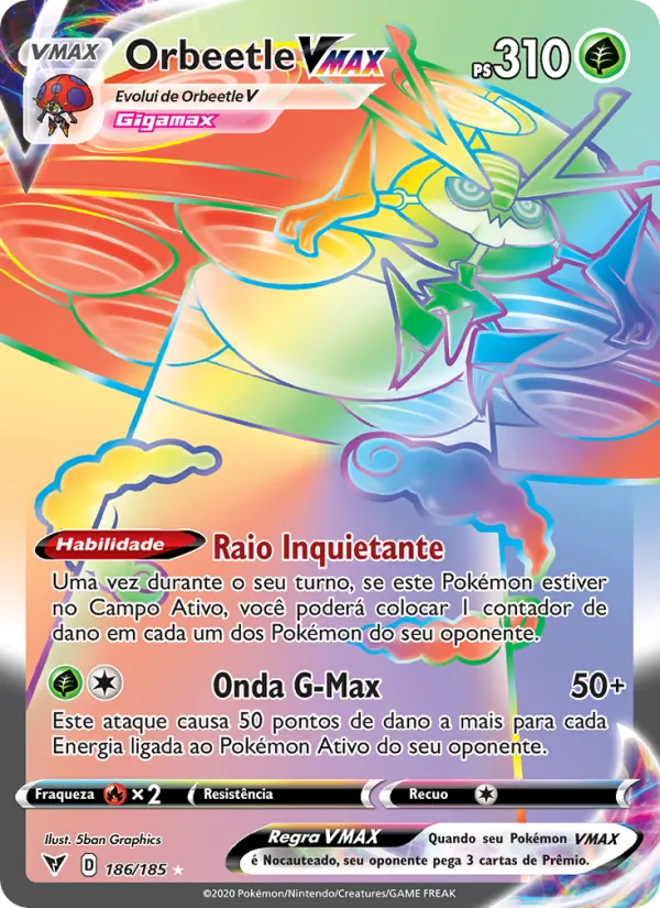 Orbeetle VMAX (Vivid Voltage #186/185)