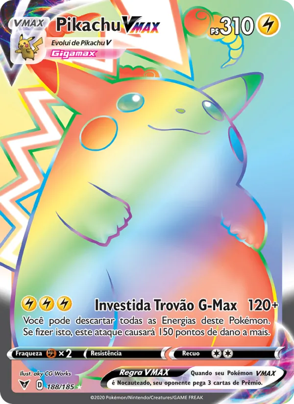 Pikachu VMAX (Vivid Voltage #188/185)