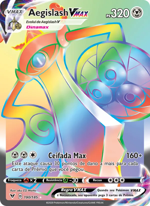 Aegislash VMAX (Vivid Voltage #190/185)