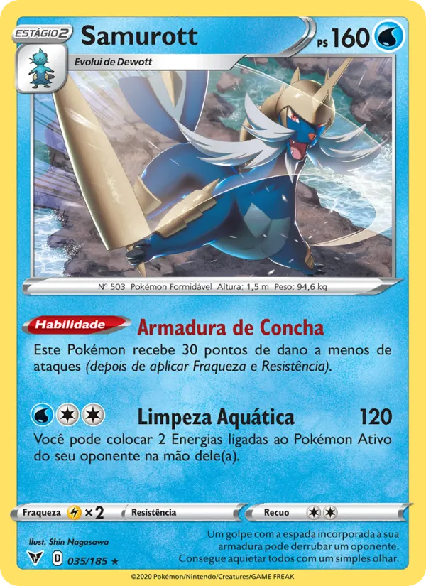 Samurott (Vivid Voltage #35/185)