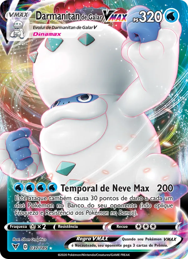 Darmanitan de Galar VMAX (Vivid Voltage #37/185)
