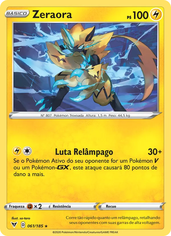 Zeraora (Vivid Voltage #61/185)