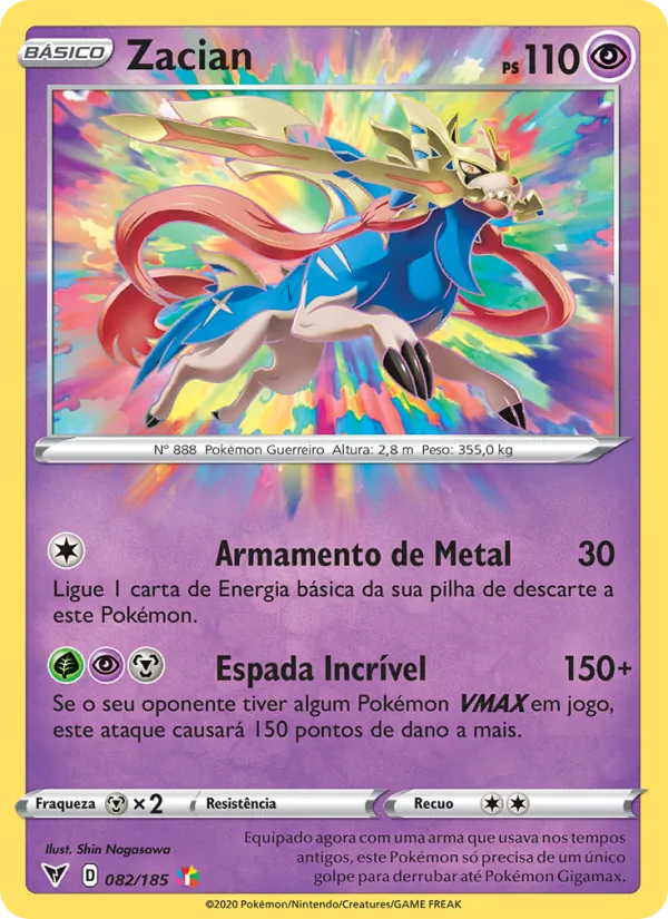 Zacian (Vivid Voltage #82/185)