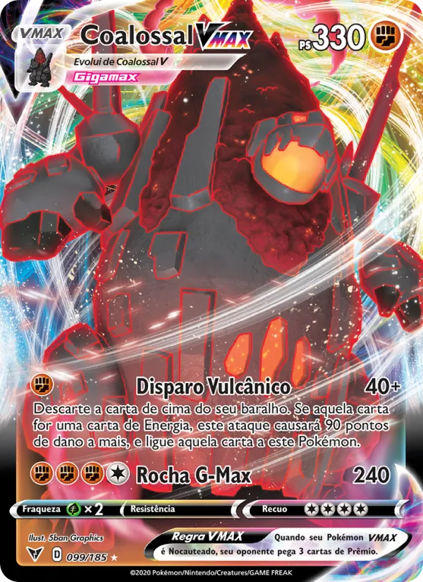 Coalossal VMAX (Vivid Voltage #99/185)