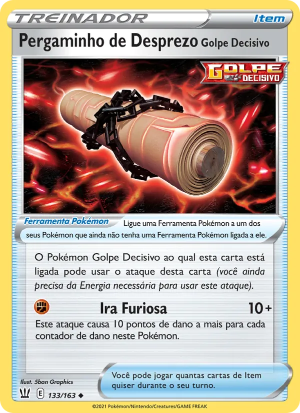 Pergaminho de Desprezo Golpe Decisivo (Battle Styles #133/163)