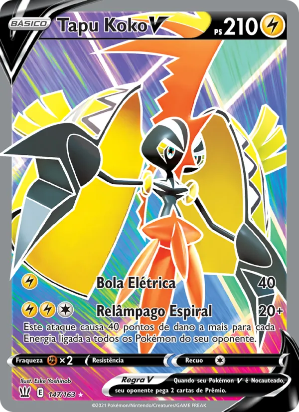 Tapu Koko V (Battle Styles #147/163)