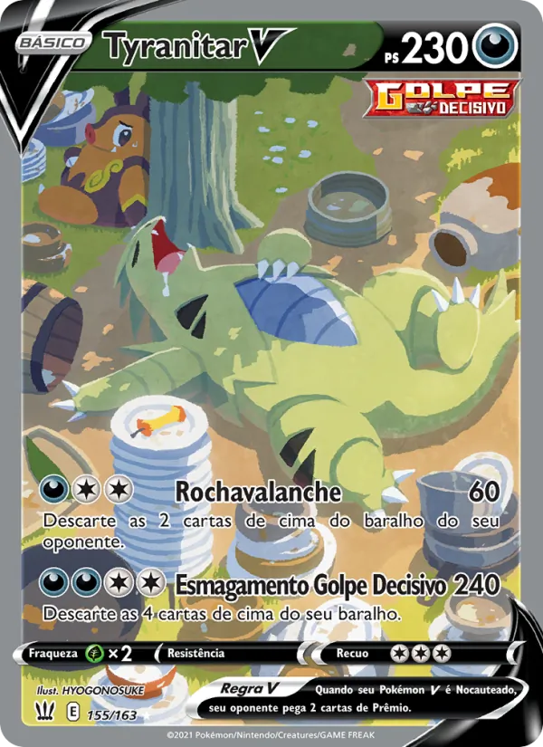 Tyranitar V (Battle Styles #155/163)