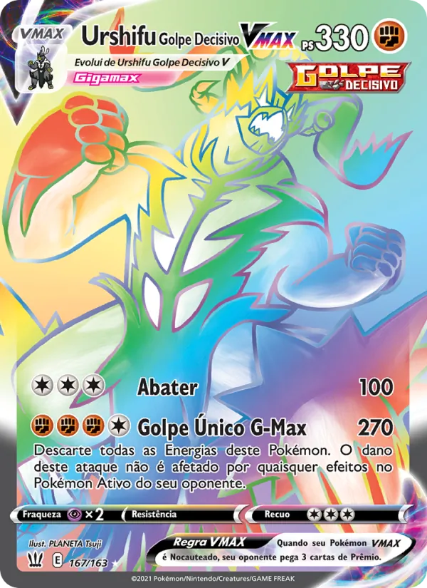 Urshifu Golpe Decisivo VMAX (Battle Styles #167/163)