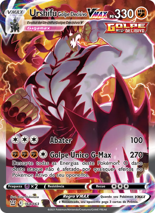 Urshifu Golpe Decisivo VMAX (Battle Styles #168/163)