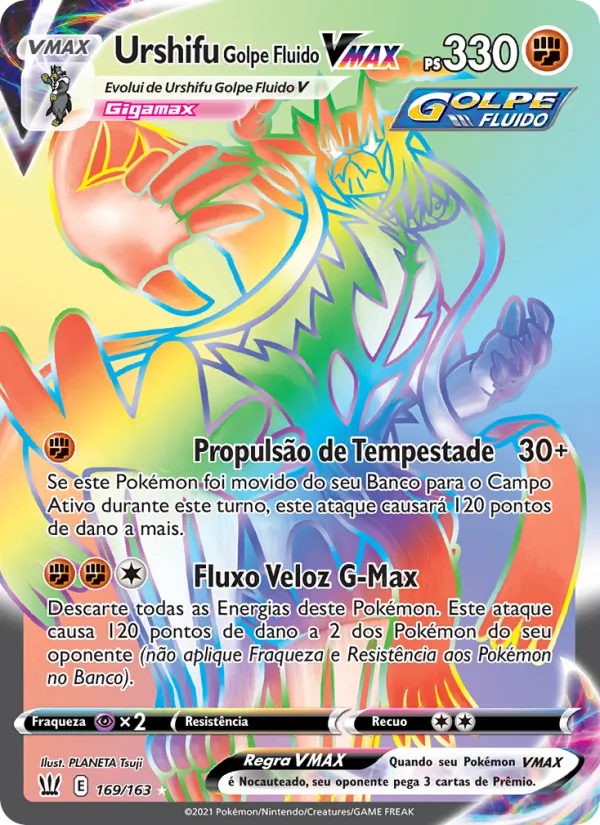 Urshifu Golpe Fluido VMAX (Battle Styles #169/163)