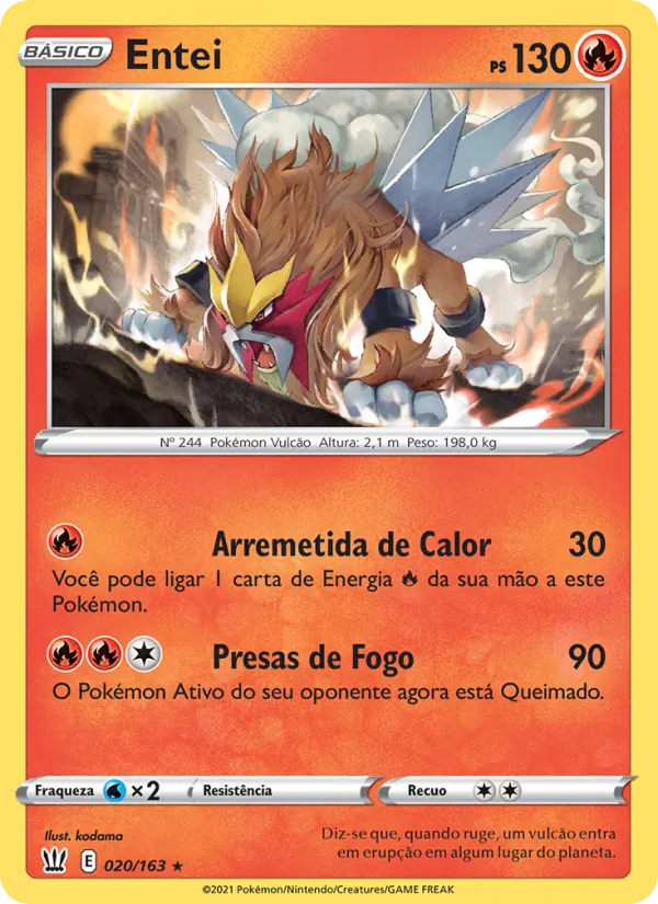 Entei (Battle Styles #20/163)