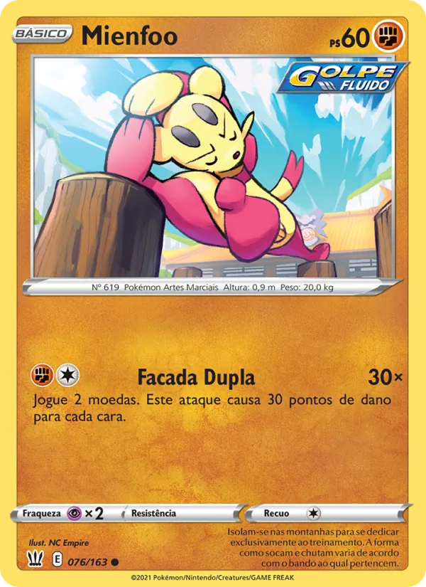 Mienfoo (Battle Styles #76/163)