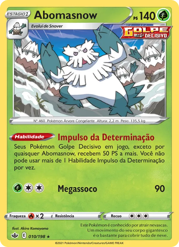 Abomasnow (Chilling Reign #10/198)