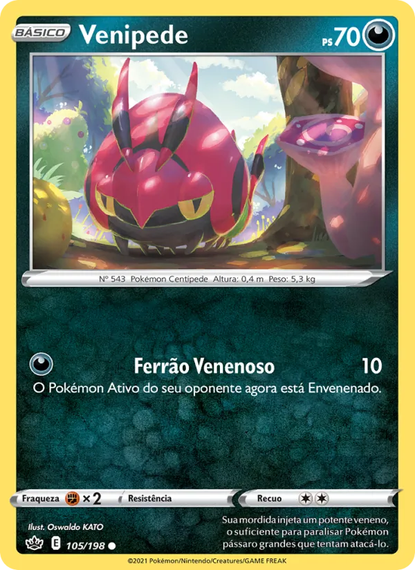 Venipede (Chilling Reign #105/198)