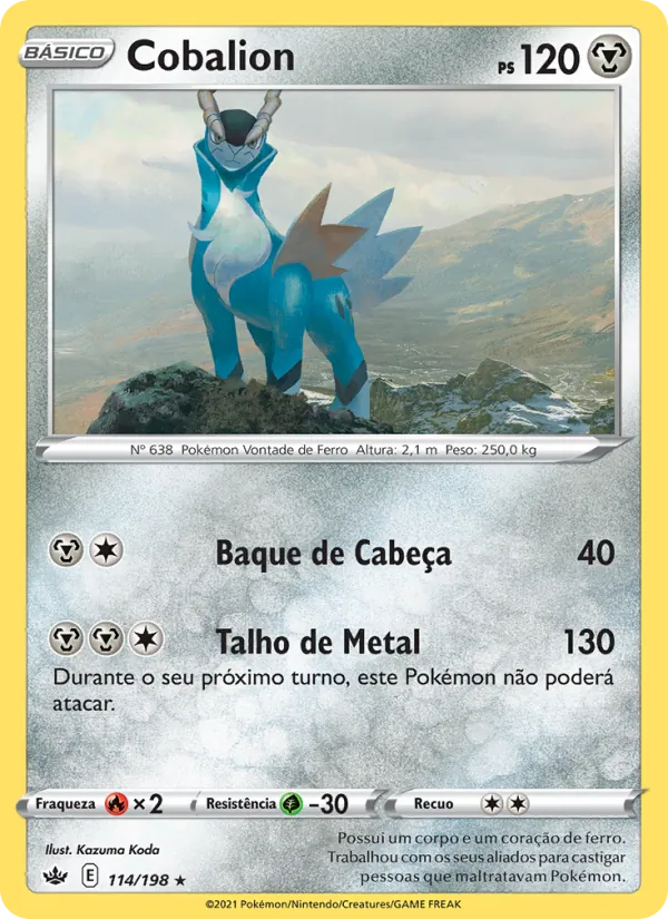 Cobalion (Chilling Reign #114/198)