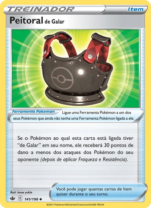 Peitoral de Galar (Chilling Reign #141/198)