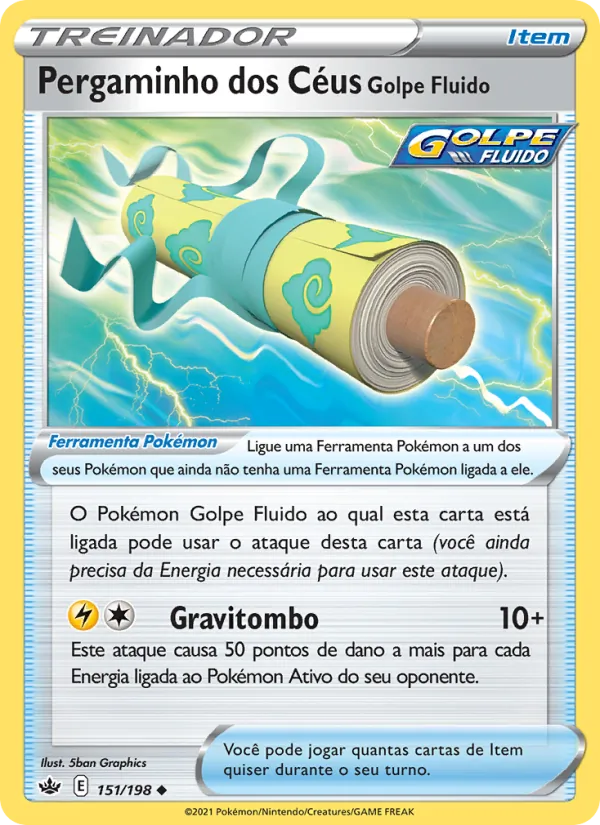 Pergaminho dos Céus Golpe Fluido (Chilling Reign #151/198)