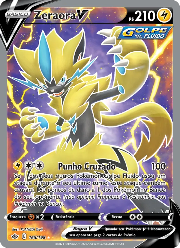 Zeraora V (Chilling Reign #165/198)