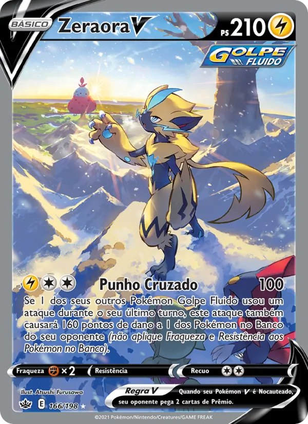 Zeraora V (Chilling Reign #166/198)