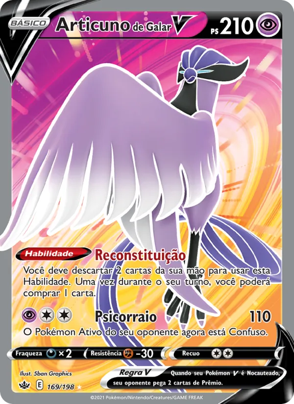 Articuno de Galar V (Chilling Reign #169/198)