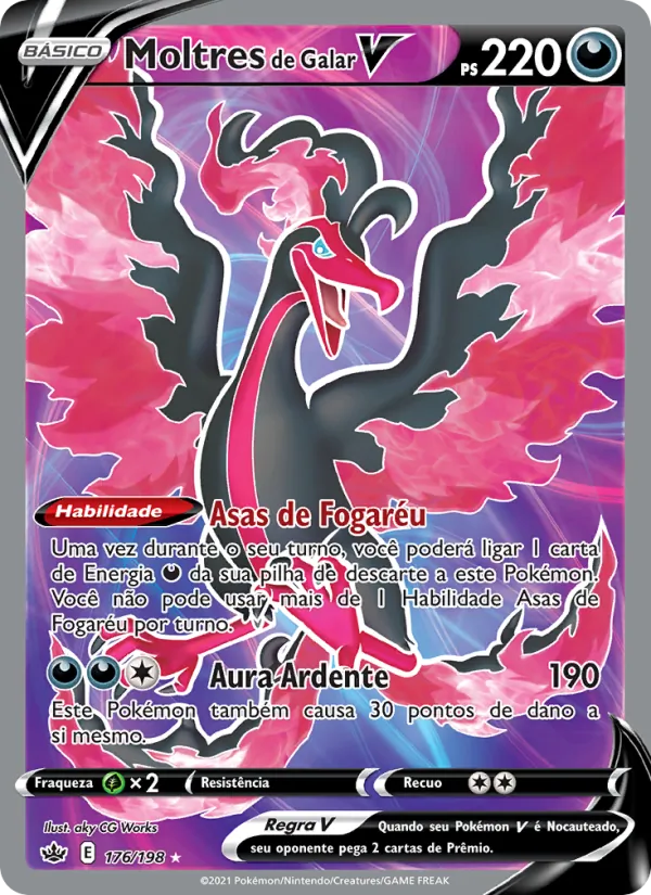 Moltres de Galar V (Chilling Reign #176/198)