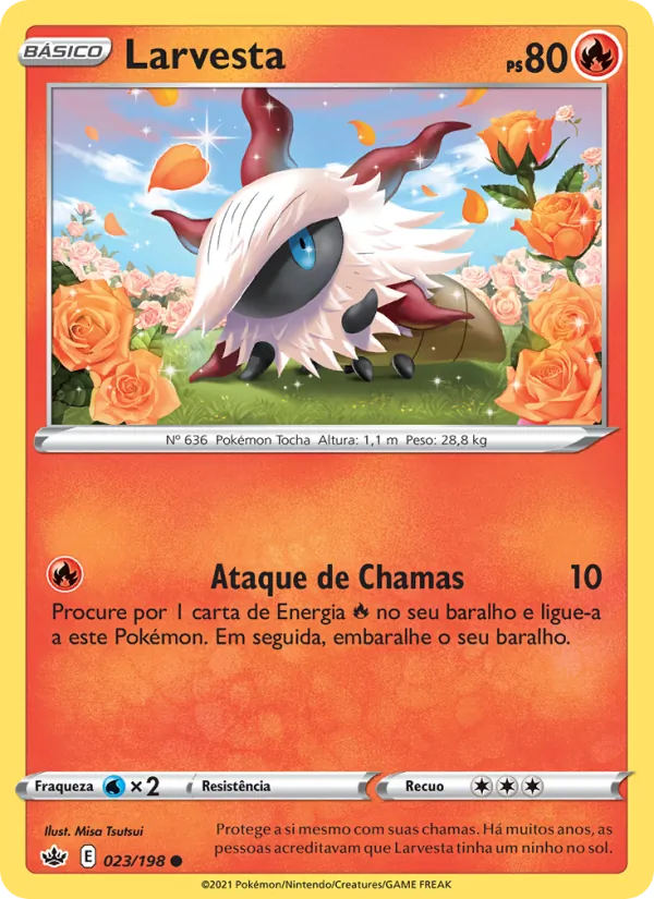 Larvesta (Chilling Reign #23/198)