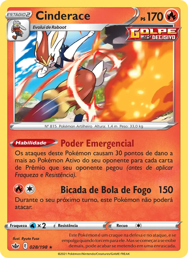 Cinderace (Chilling Reign #28/198)
