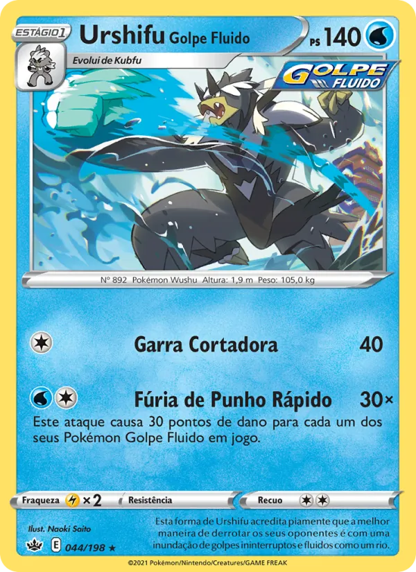 Urshifu Golpe Fluido (Chilling Reign #44/198)