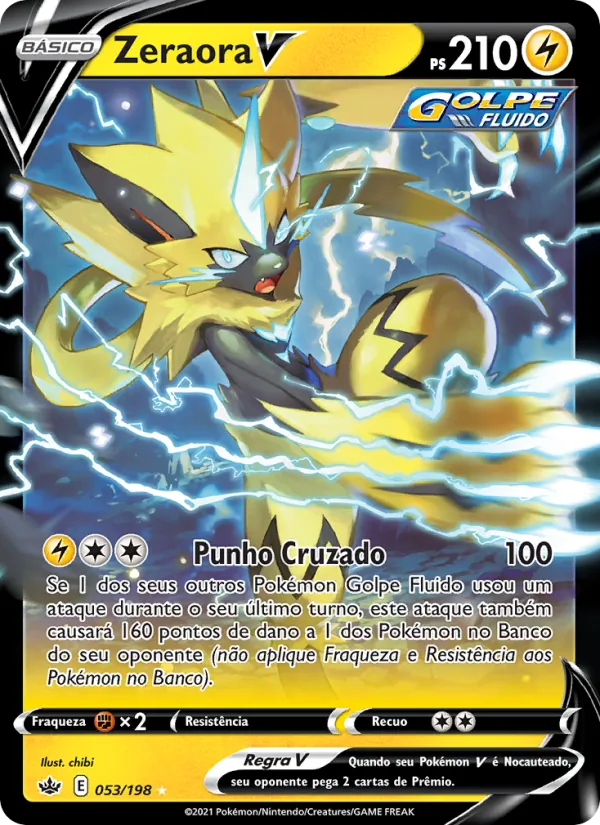 Zeraora V (Chilling Reign #53/198)
