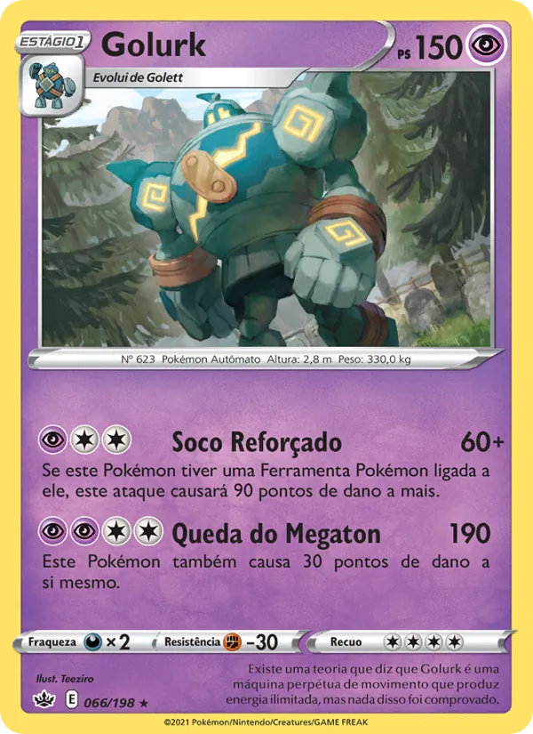 Golurk (Chilling Reign #66/198)