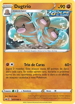 Dugtrio (Chilling Reign #77/198)