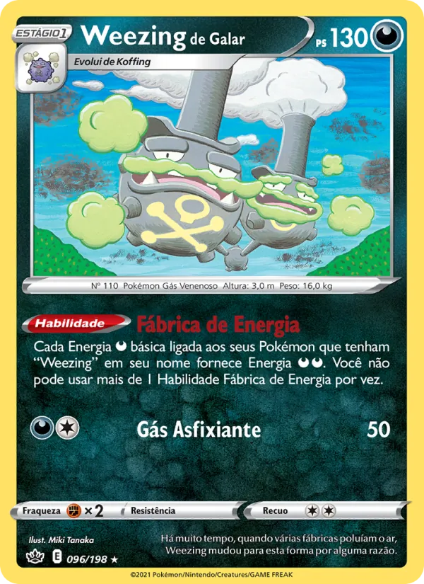 Weezing de Galar (Chilling Reign #96/198)