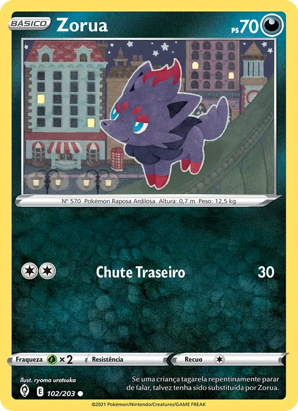 Zorua (Evolving Skies #102/203)