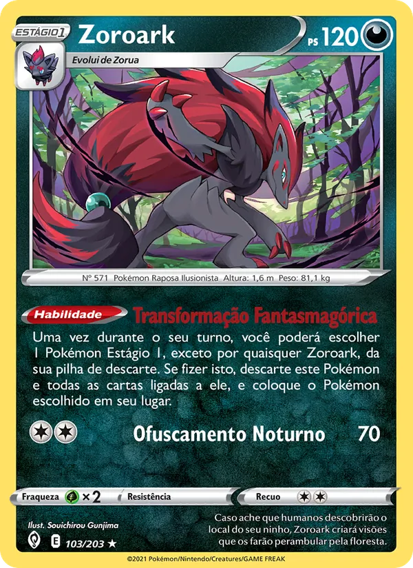 Zoroark (Evolving Skies #103/203)