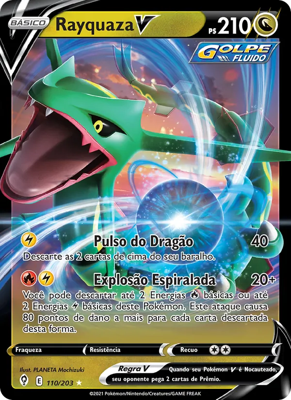 Rayquaza V (Evolving Skies #110/203)