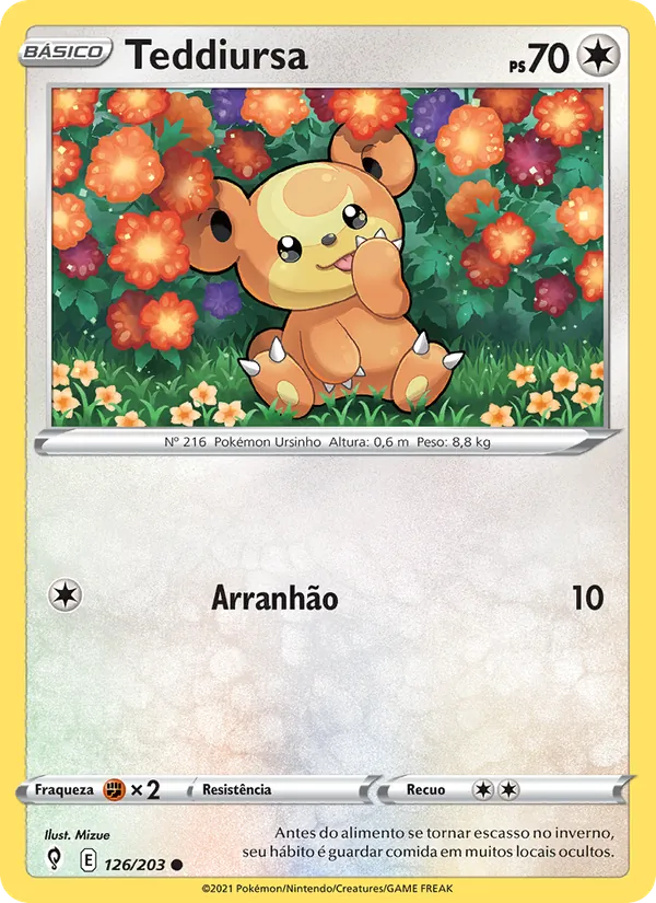 Teddiursa (Evolving Skies #126/203)