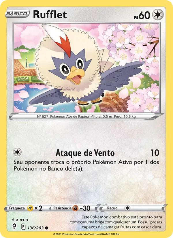 Rufflet (Evolving Skies #136/203)