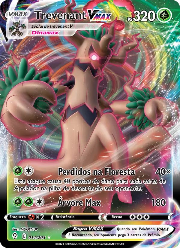 Trevenant VMAX (Evolving Skies #14/203)