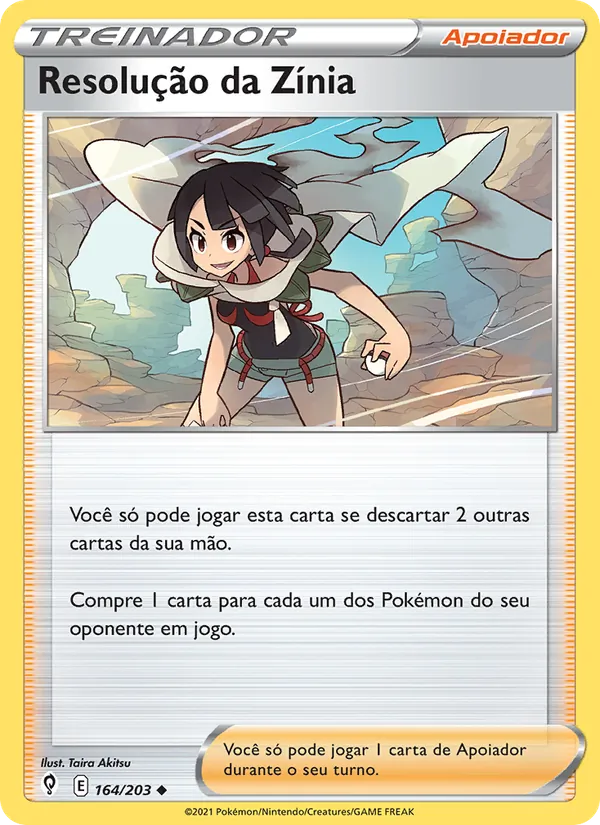 Resolução da Zínia (Evolving Skies #164/203)
