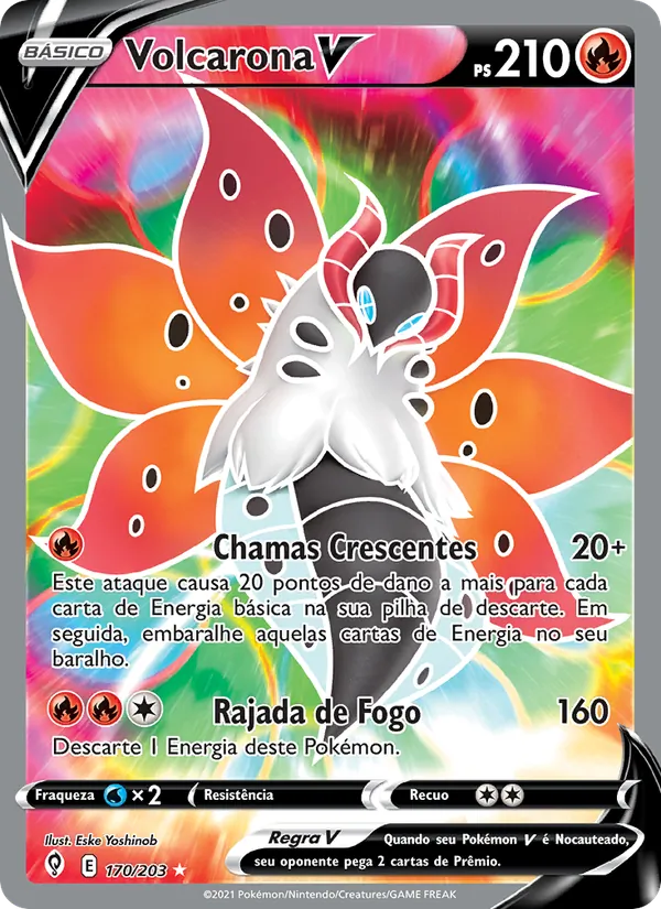 Volcarona V (Evolving Skies #170/203)