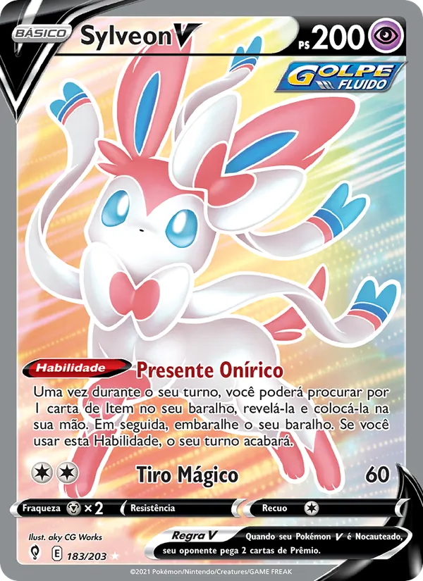 Sylveon V (Evolving Skies #183/203)